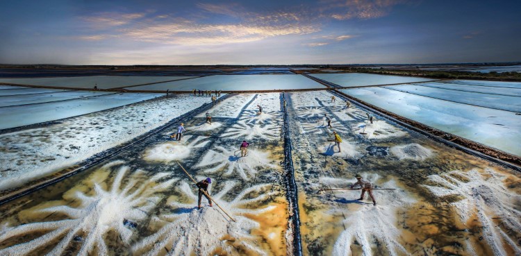 nghề muối tại Bạc Liêu